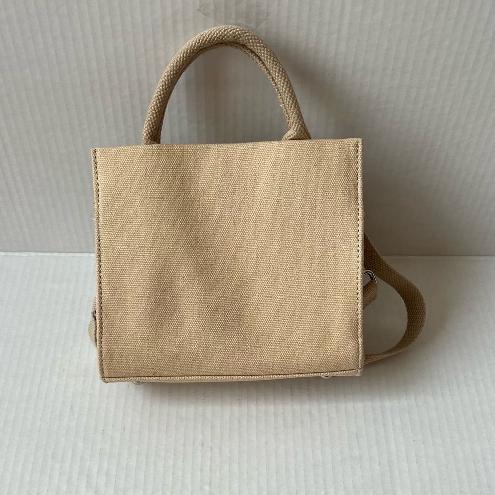 Brandon Blackwood End Systemic Racism Canvas Mini Tote Bag 7" X 6" With Shoulder - Picture 8 of 8